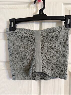 American Eagle Olive Green Crop Tube Top